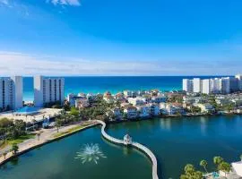 Beach-view penthouse condo with stunning water views on-site pool & hot tub