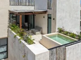Grand Tulum Condo Private Pool Rooftop Oasis Near the Beach