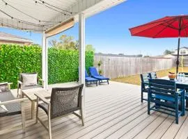 New Home with Fenced Yard Large Deck & Fire Pit