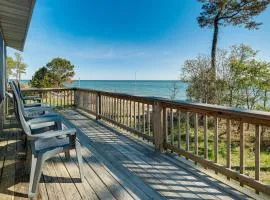 Bayfront Gem with Private Beach! Quiet Hudgins Home