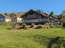 Chalet tout confort avec terrasse et poêle, animaux acceptés - FR-1-589-233