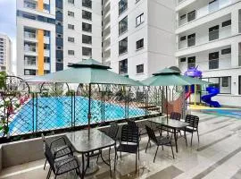 Beautifully one bedroom apartment with swimming pool fully equipped gym ample parking space and amazing breathtaking city views