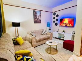 Modern & Cozy 1 Bedroom BnB in Nyeri, khách sạn ở Nyeri