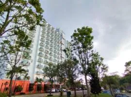 Bohemian Spacious 2BR at Apartment Marbella Suites Dago Pakar Bandung By Travelio