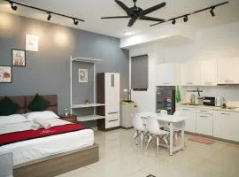 cozy luxury studio cyberjaya wifi netflix free parking 232