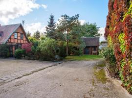 Verchen에 위치한 호텔 Blockbohlen-Haus auf Hof Verchen