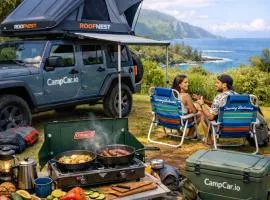 CampCar Maui Jeeps SUVs Hybrid Camper van Rentals with equipment and Travel Advice