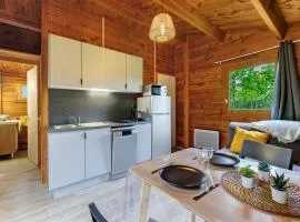Chalet prestige 19 piscine partagée