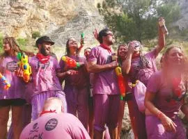 Haro San Vino Wine Fight Camping