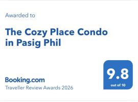 The Cozy Place Condo in Pasig Phil, hotel sa Maynila