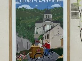 Le Gîte Champenois à FLEURY LA RIVIERE