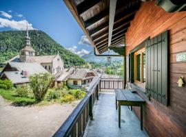 Chalet Chez Juju, viešbutis mieste Abondansas