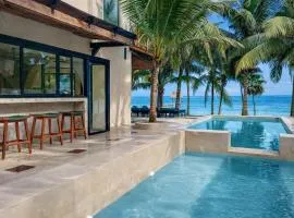 Beachfront home with private heated pool jacuzzi sauna ocean views & AC - 7th Heaven