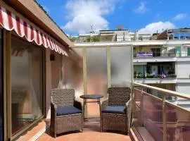 Appart terrasse 1 min de la plage