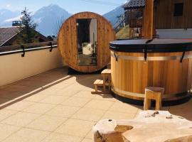 Appartement Cocooning-sauna-jacuzzi, hotel di Vaujany