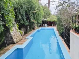 Navila Estudio en la piscina