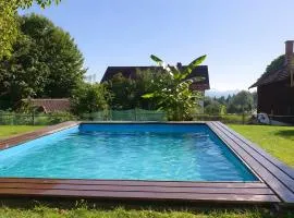 Öko Wohnung Garten und Pool