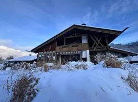 Ferienhaus mit Bergpanorama
