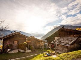 나투르노에 위치한 호텔 Chalet Kornkammer Patleidhof