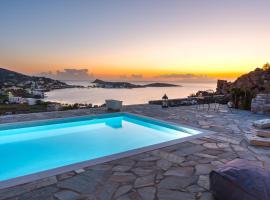 Mont' Rock villas 1، فندق في Posidhonía