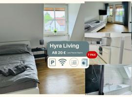 Gemmingen में, होटल TOP Monteurwohnung, 7 Einzelbetten, Küche, Parkplatz, Nähe Heilbronn I Hyra Living I GEM01