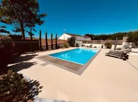 Villa des sablons, piscine chauffée