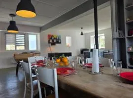 Loft des volcans, jardin, brasero & bain nordique