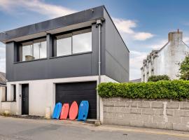Studio vue mer 15m de la plage, hôtel à Plobannalec-Lesconil