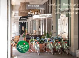 Hotel Bären am Bundesplatz, hotell sihtkohas Bern