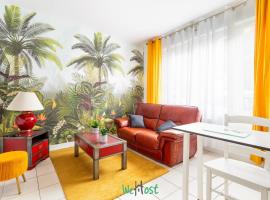 2 pièces avec terrasse extérieure proche Lille, מלון בLoos