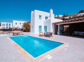 Mykonos Villa Sympatico, Private Pool & Sea Vistas, hotell sihtkohas Psarou