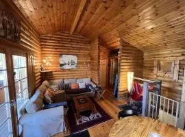 CHARMANT CHALET INDIVIDUEL EN RONDINS DE BOIS SUR PYRENEES 2000