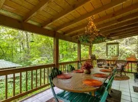 'Drifting Feather' Mountain Cabin: Waterfront Deck