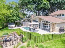 Lakefront Home - Pool, Hot Tub, Firepit & Private Beach!
