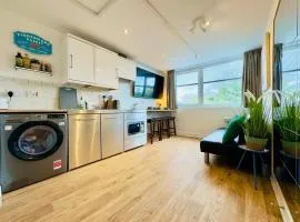 Stylish 1BR with Flat 65in TV in Andover Town Centre