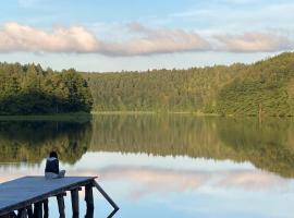 Potęgówka wege Kaszuby - Peaceful Stay by the Lake, hotel di Linia