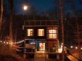 Unique Container Retreat with Creek Villa