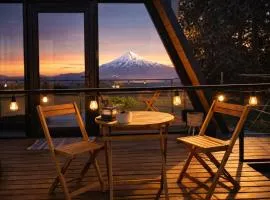Cabaña Con Impresionante Vista Volcan y Lago AYUN LAFQUEN