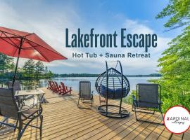 Lakefront Escape Hot Tub & Sauna Retreat, Hotel in Gravenhurst