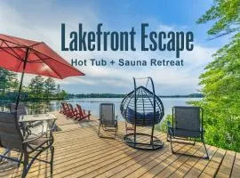 Lakefront Escape Hot Tub & Sauna Retreat