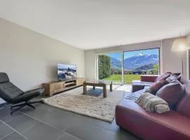 Sunny Alps Panorama Modern House above Sion