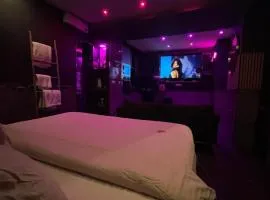 spapurple95 Suite romantique avec jacuzzi privatif