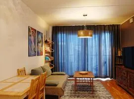 Modern apartement with a balcony