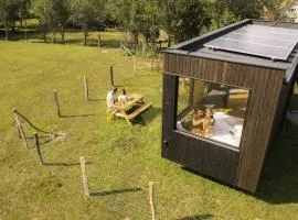 L'Arche des Hays - Parcel Tiny House - Tiny house entourée d'animaux dans le Jura MAE-3343