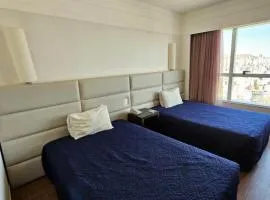Flat no Hotel Bourbon, com linda vista do 22 andar