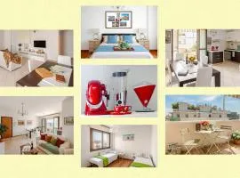 Modern & Bright, Free Private Parking! Balcony, just minutes from historical center, 2 Bedrooms 2 Bathrooms 6 Guests, No limited traffic zone,