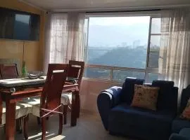 Apartamento con vista a la ciudad en barrio campo hermoso 301