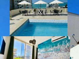 C&E ALOJAMIENTOS , Apartamentos a una calle de la Playa & Malecón, Hotel in Salinas