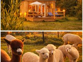 Dartmoor Reach Alpaca Farm: Bovey Tracey şehrinde bir otel