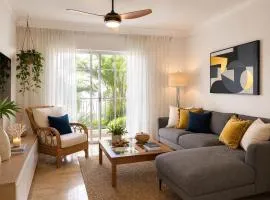 Punta Cana, Apto 2BR para 6 con Piscina y WiFi cerca de la playa